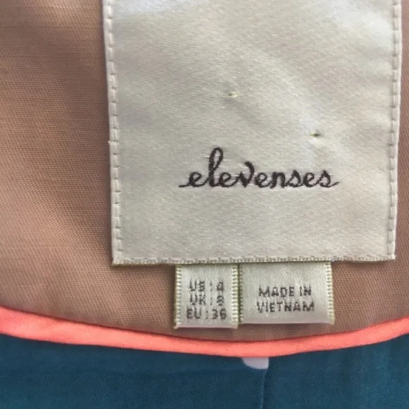 Anthropologie Elevenes Camel Trench Coat Jacket - Picture 7 of 8